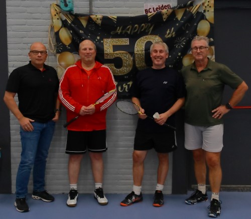 De voorzitters van BC Leiden van de afgelopen 25 jaar
